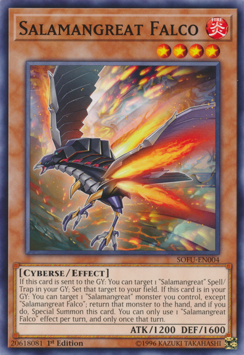 Salamangreat Falco [SOFU-EN004] Common Yu-Gi-Oh!