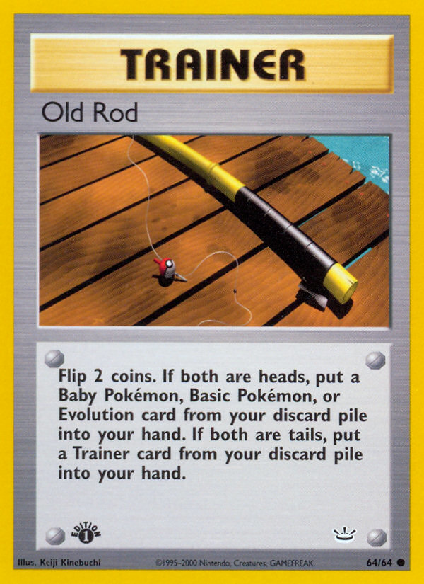 Old Rod (64/64) [Neo Revelation 1st Edition] Pokémon