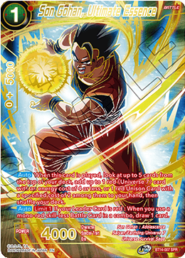 Son Gohan, Ultimate Essence (SPR) (BT14-007) [Cross Spirits] Dragon Ball Super