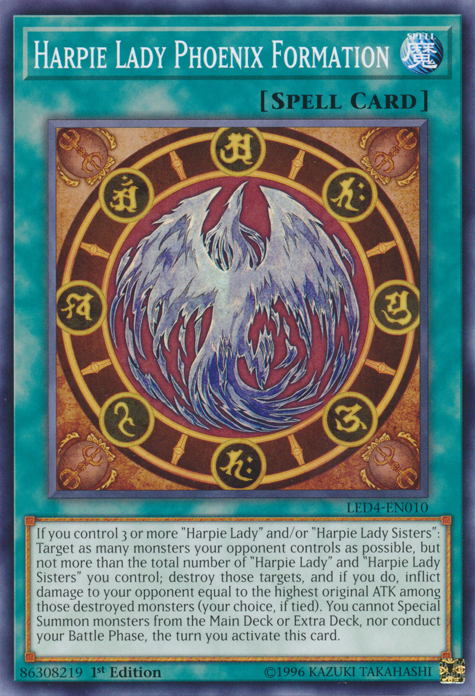 Harpie Lady Phoenix Formation [LED4-EN010] Common Yu-Gi-Oh!