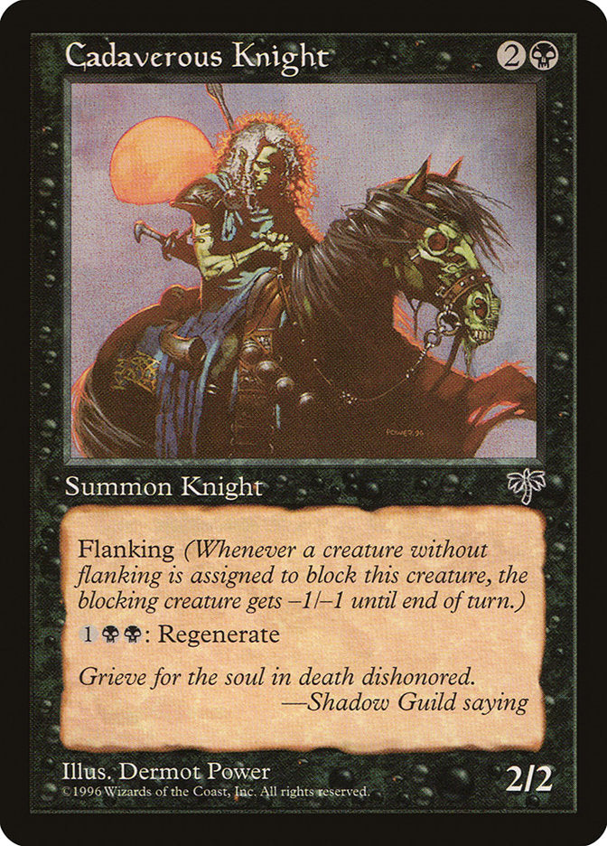 Cadaverous Knight [Mirage] Magic: The Gathering