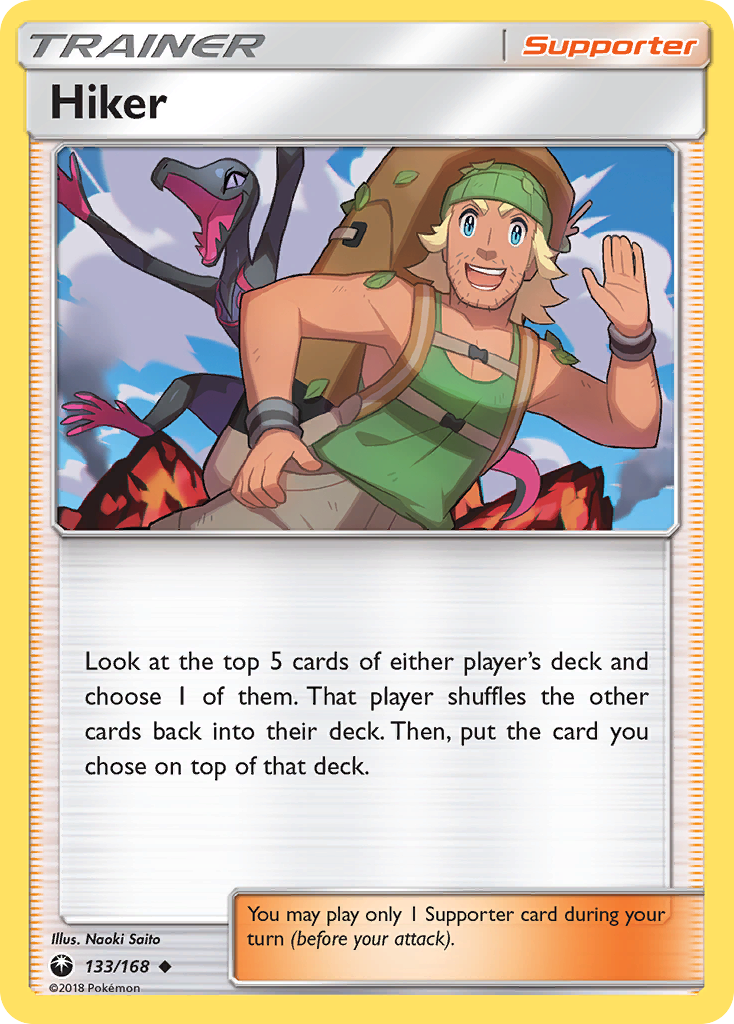 Hiker (133/168) [Sun & Moon: Celestial Storm] Pokémon
