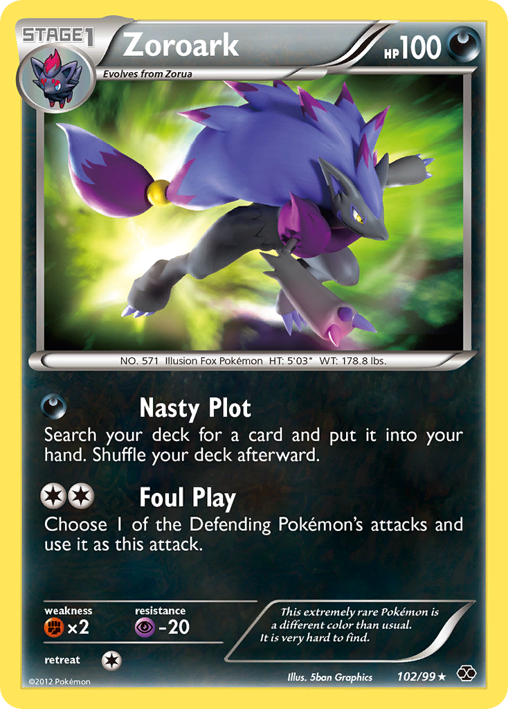 Zoroark (102/99) [Black & White: Next Destinies] Pokémon