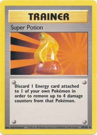 Super Potion (90/102) [Base Set Unlimited] Pokémon