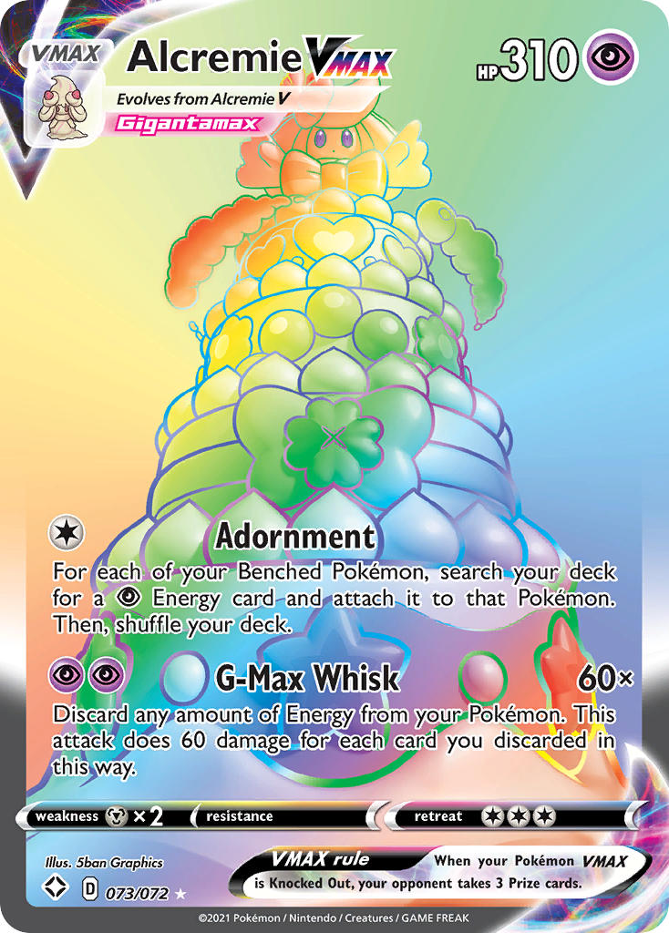 Alcremie VMAX (073/072) [Sword & Shield: Shining Fates] Pokémon