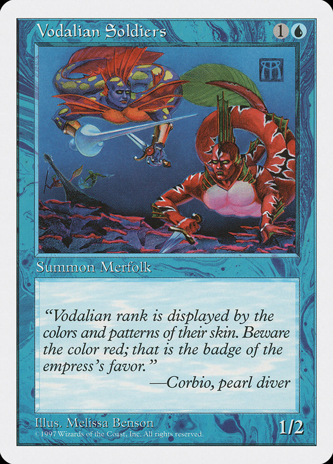 Vodalian Soldiers [Fifth Edition] Magic: The Gathering