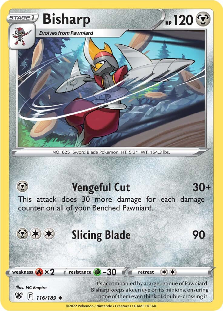 Bisharp (116/189) [Sword & Shield: Astral Radiance] Pokémon