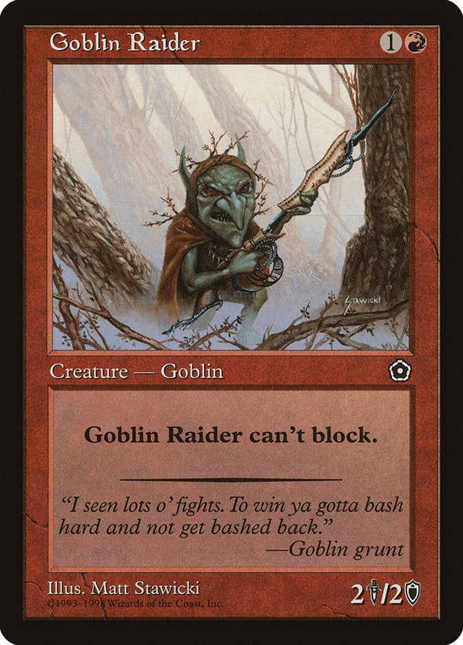 Goblin Raider [Portal Second Age] Magic: The Gathering