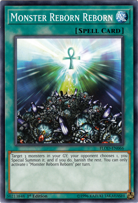 Monster Reborn Reborn [FLOD-EN066] Common Yu-Gi-Oh!