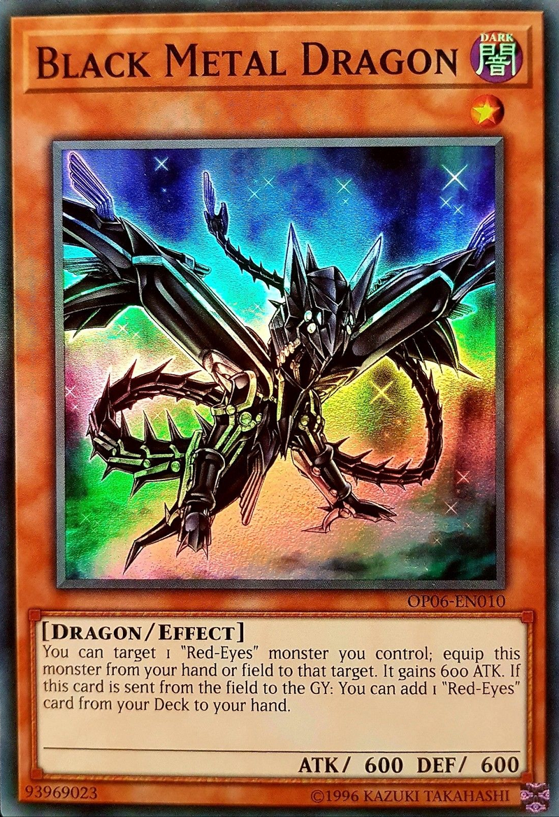 Black Metal Dragon [OP06-EN010] Super Rare Yu-Gi-Oh!