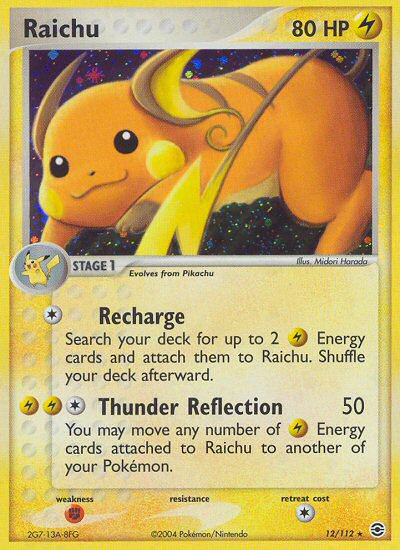 Raichu (12/112) [EX: FireRed & LeafGreen] Pokémon