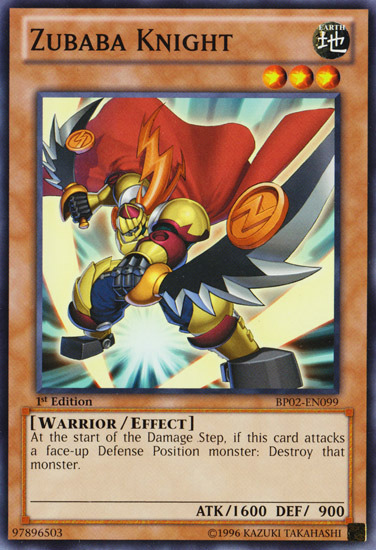 Zubaba Knight [BP02-EN099] Mosaic Rare Yu-Gi-Oh!