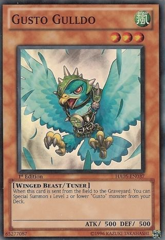 Gusto Gulldo [HA05-EN037] Super Rare Yu-Gi-Oh!