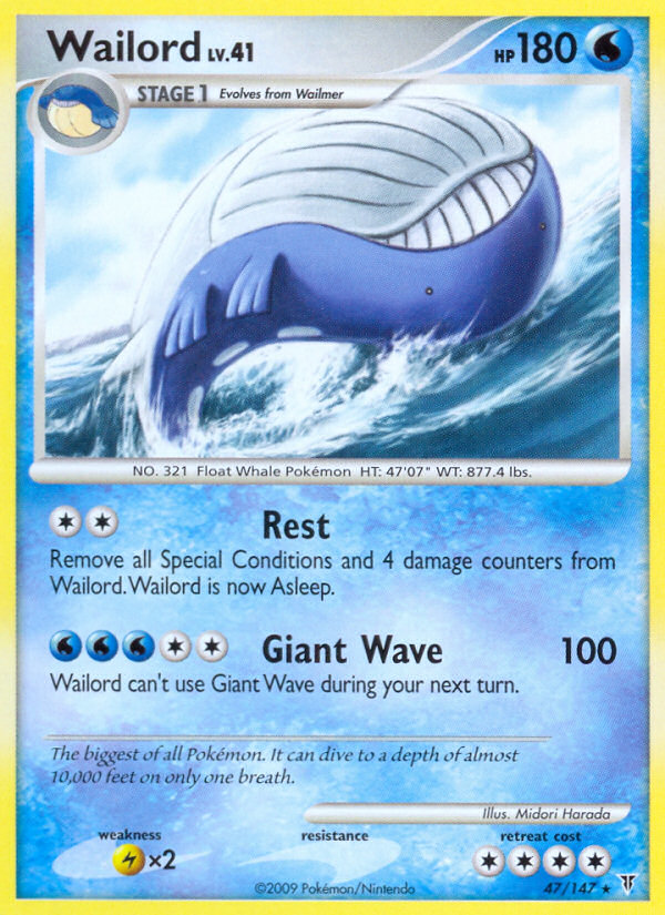 Wailord (47/147) [Platinum: Supreme Victors] Pokémon