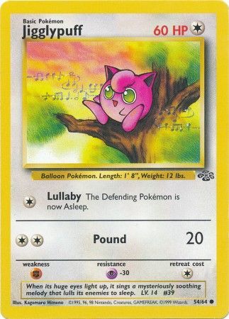 Jigglypuff (54/64) [Jungle Unlimited] Pokémon