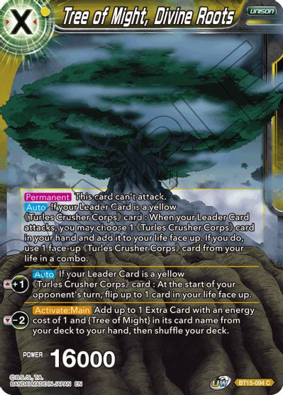 Tree of Might, Divine Roots (BT15-094) [Saiyan Showdown] Dragon Ball Super