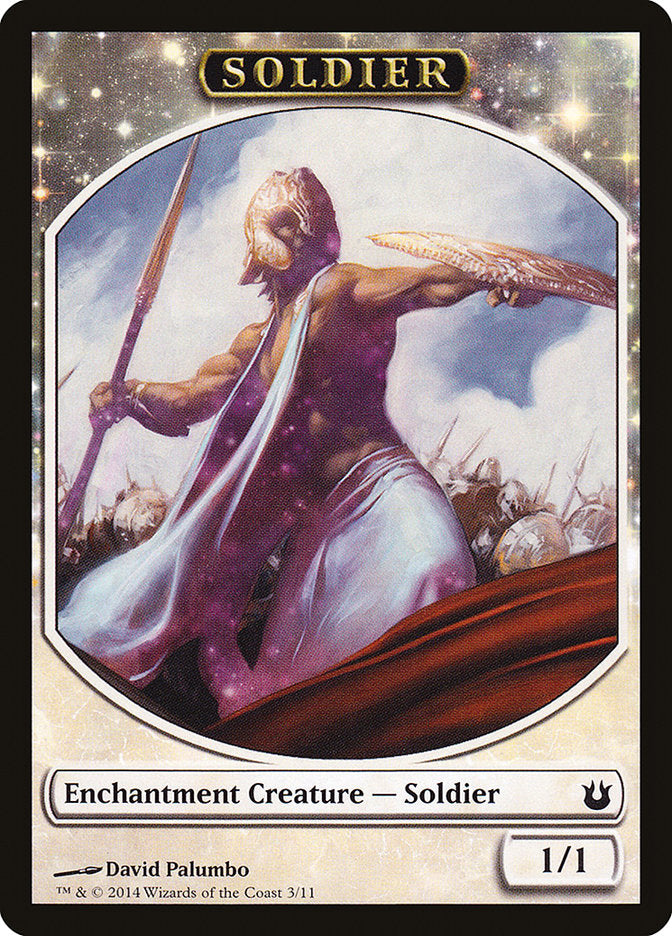 Soldier Token [Born of the Gods Tokens] Magic: The Gathering