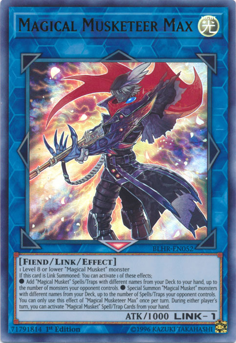 Magical Musketeer Max [BLHR-EN052] Ultra Rare Yu-Gi-Oh!