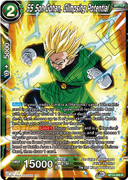 SS Son Gohan, Glimpsing Potential (BT14-065) [Cross Spirits] Dragon Ball Super