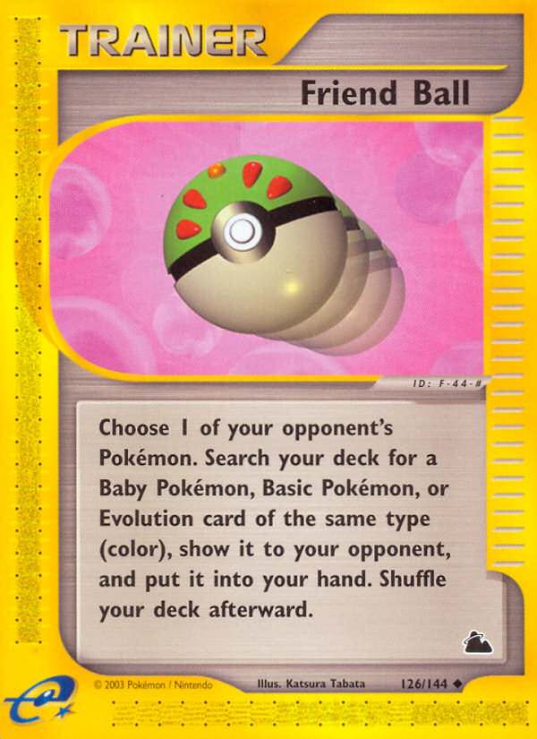 Friend Ball (126/144) [Skyridge] Pokémon