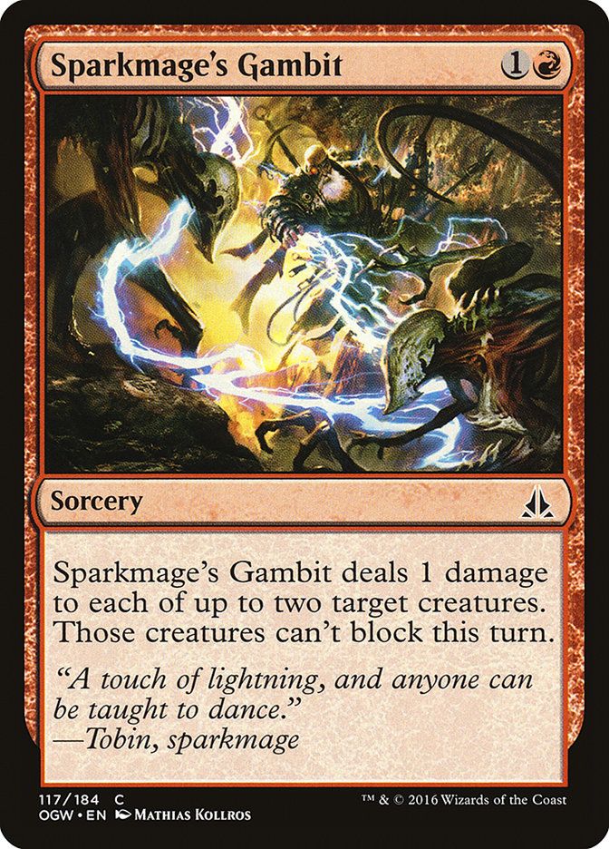 Sparkmage's Gambit [Oath of the Gatewatch] Magic: The Gathering