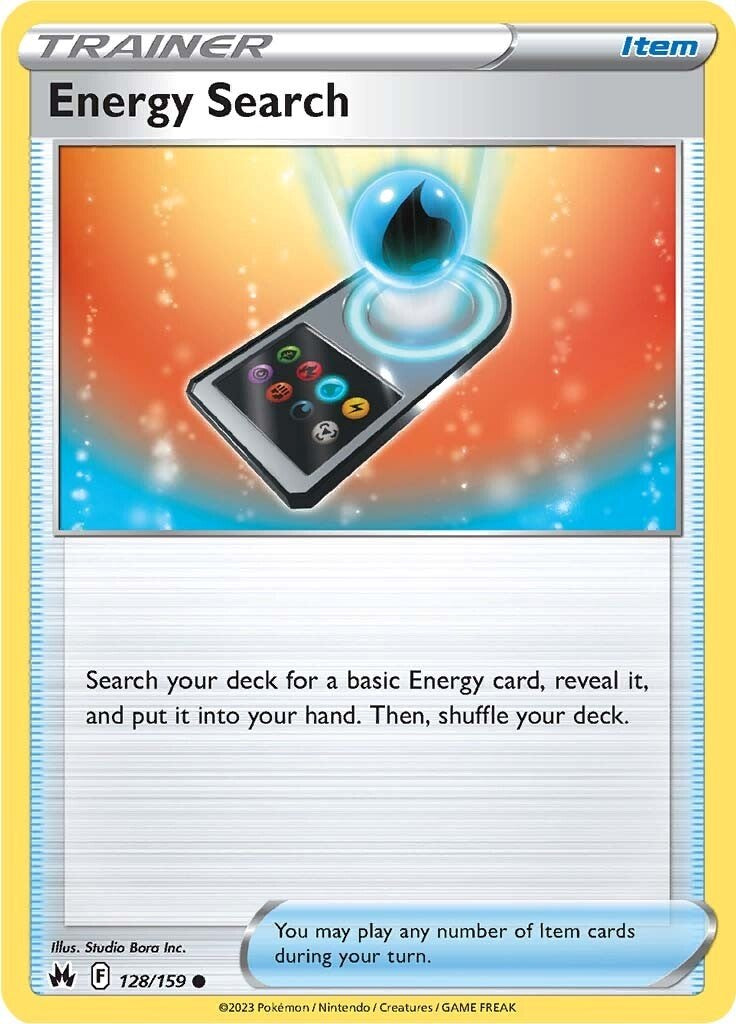 Energy Search (128/159) [Sword & Shield: Crown Zenith] Pokémon