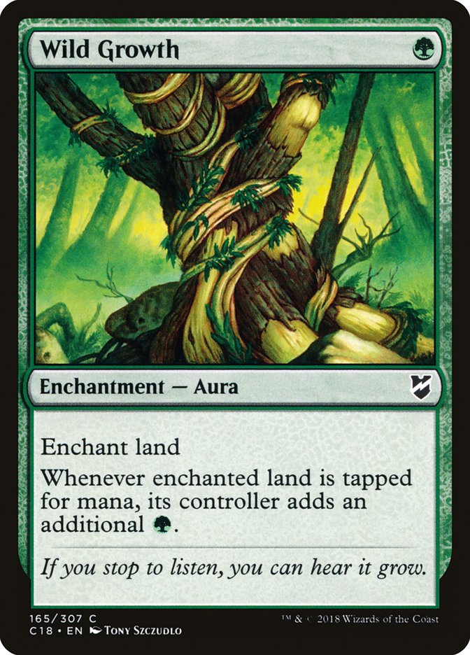 Wild Growth [Commander 2018] Magic: The Gathering