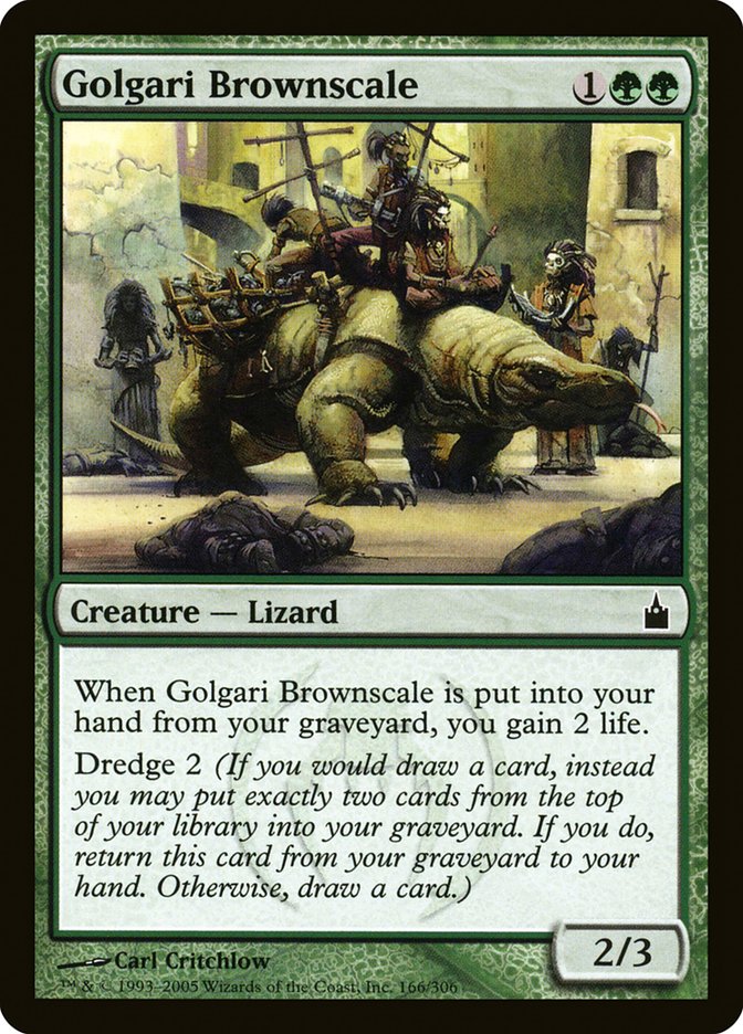 Golgari Brownscale [Ravnica: City of Guilds] Magic: The Gathering
