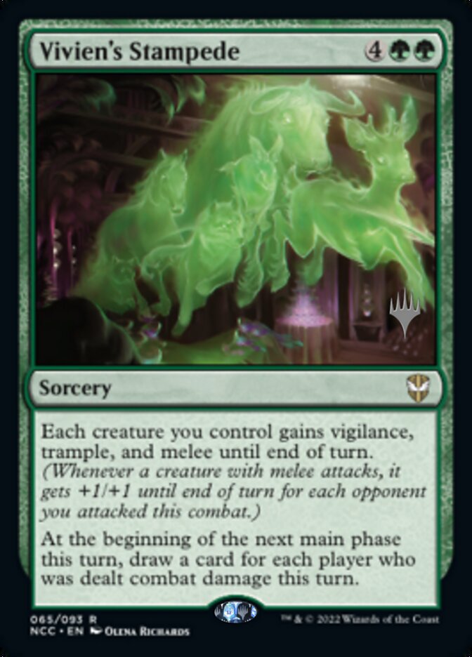 Vivien's Stampede (Promo Pack) [Streets of New Capenna Commander Promos] Magic: The Gathering