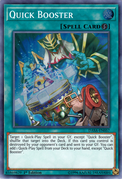 Quick Booster [DASA-EN057] Super Rare Yu-Gi-Oh!