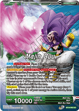 Majin Buu // Majin Buu, Unadulterated Might (BT14-062) [Cross Spirits] Dragon Ball Super