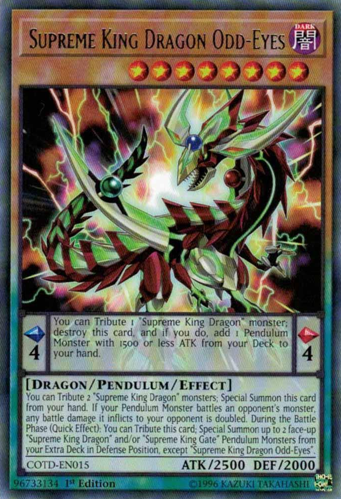 Supreme King Dragon Odd-Eyes [COTD-EN015] Rare Yu-Gi-Oh!