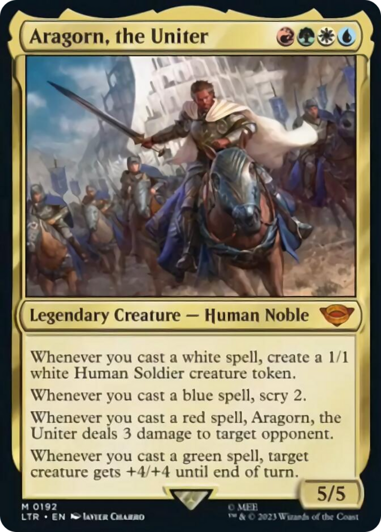 Aragorn, the Uniter [The Lord of the Rings: Tales of Middle-Earth] Magic: The Gathering