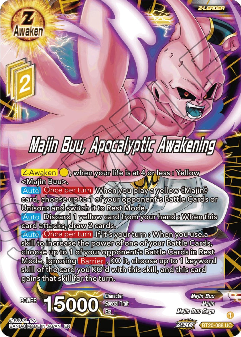 Majin Buu, Apocalyptic Awakening (BT20-088) [Power Absorbed] Dragon Ball Super