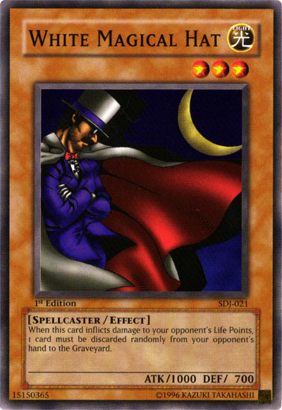 White Magical Hat [SDJ-021] Common Yu-Gi-Oh!