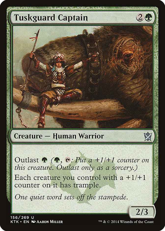 Tuskguard Captain [Khans of Tarkir] Magic: The Gathering