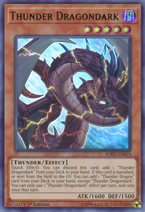 Thunder Dragondark [SOFU-EN019] Ultra Rare Yu-Gi-Oh!