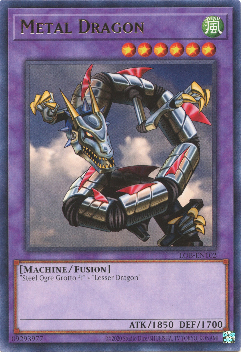 Metal Dragon (25th Anniversary) [LOB-EN102] Rare Yu-Gi-Oh!