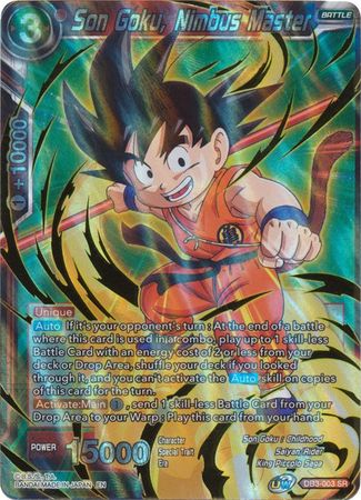 Son Goku, Nimbus Master (DB3-003) [Giant Force] Dragon Ball Super