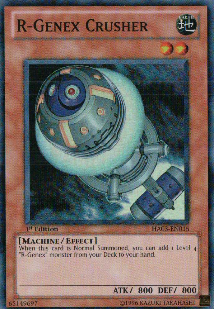 R-Genex Crusher [HA03-EN016] Super Rare Yu-Gi-Oh!