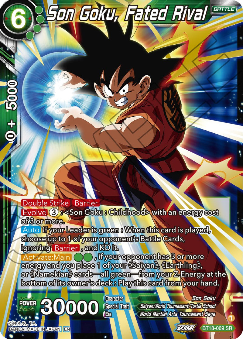 Son Goku, Fated Rival (BT18-069) [Dawn of the Z-Legends] Dragon Ball Super