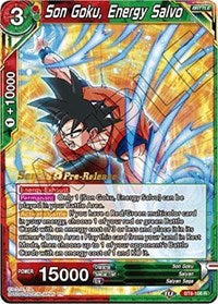 Son Goku, Energy Salvo (BT8-106_PR) [Malicious Machinations Prerelease Promos] Dragon Ball Super