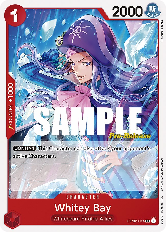 Whitey Bay [Paramount War Pre-Release Cards] Bandai