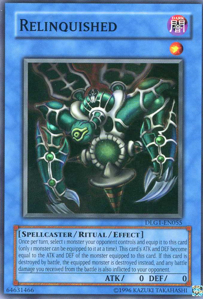 Relinquished [DLG1-EN055] Super Rare Yu-Gi-Oh!