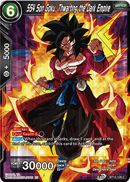 SS4 Son Goku, Thwarting the Dark Empire (Common) (BT13-126) [Supreme Rivalry] Dragon Ball Super