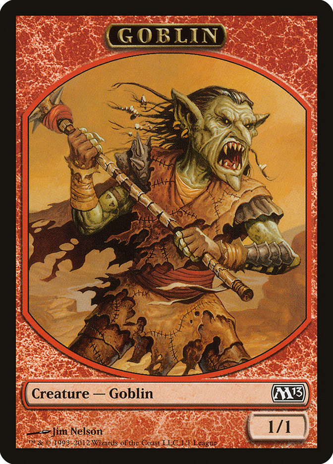 Goblin Token [League Tokens 2012] Magic: The Gathering