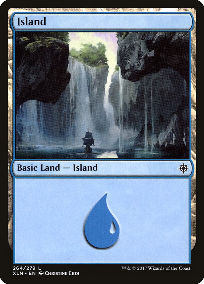 Island (264) [Ixalan] Magic: The Gathering