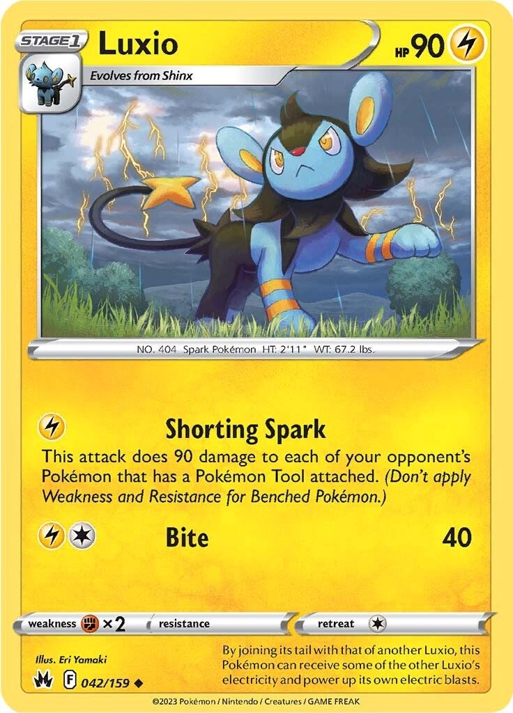 Luxio (042/159) (42) [Sword & Shield: Crown Zenith] Pokémon