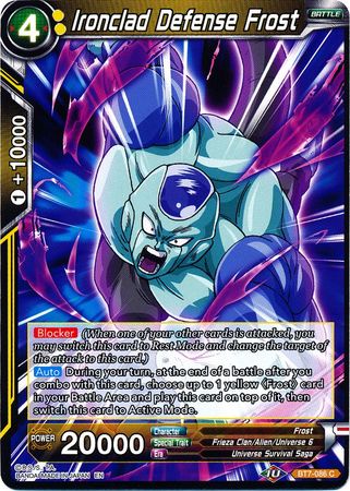 Ironclad Defense Frost (BT7-086) [Assault of the Saiyans] Dragon Ball Super