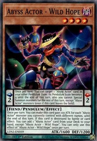 Abyss Actor - Wild Hope [LDS2-EN059] Common Yu-Gi-Oh!
